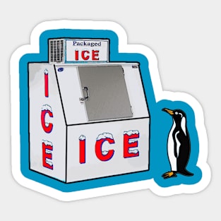 Penguin Ice Sticker